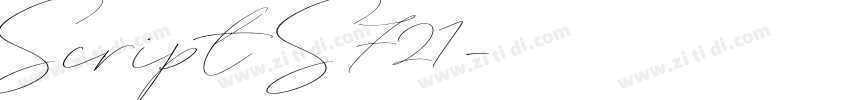 Script S721字体转换